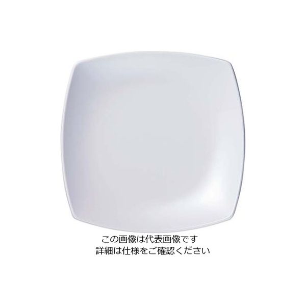 江部松商事 メラミン 菜津味菜皿 SSー21 ホワイト 61-7994-70 1個（直送品）