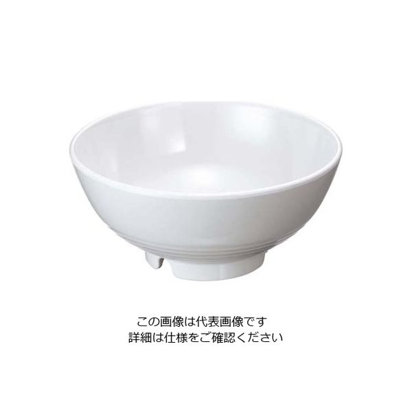 江部松商事 メラミン 平多用鉢 TDー913 ホワイト 61-7994-85 1個（直送品）