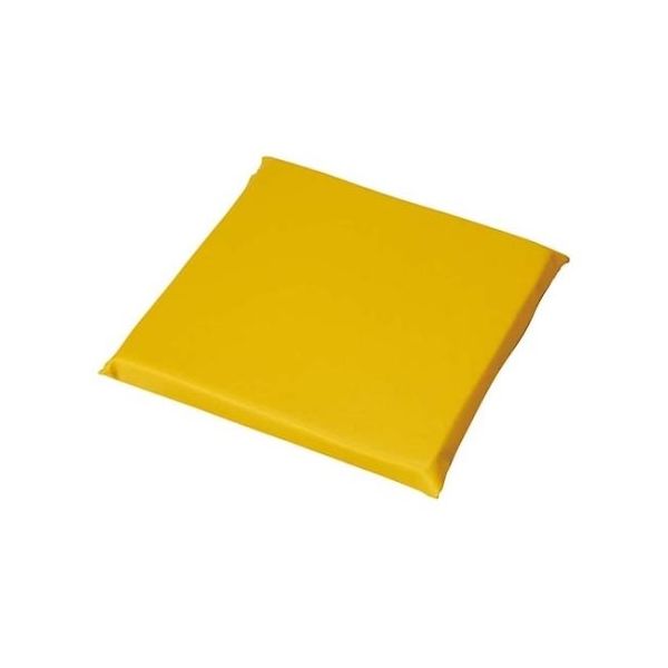 江部松商事 レザー 座布団カバー丈 無地 AAU0003 小 黄 61-8008-01 1個（直送品）