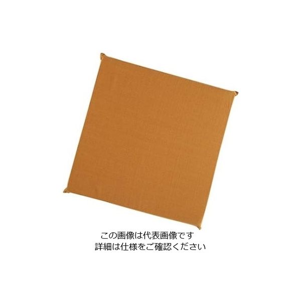 アズワン ウレタン座布団 カバー丈 EXU7050 金茶 61-8008-37 1個（直送品）