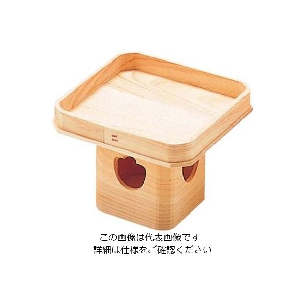 アズワン ひのき 三宝 6寸 1個 61-8010-45（直送品）