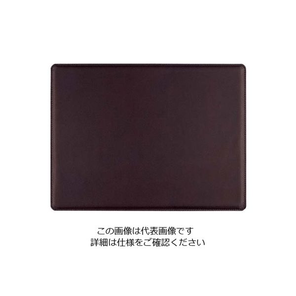 シンビ 本革 デスクマット SSー7 ブラウン 小 61-8011-04 1個（直送品）