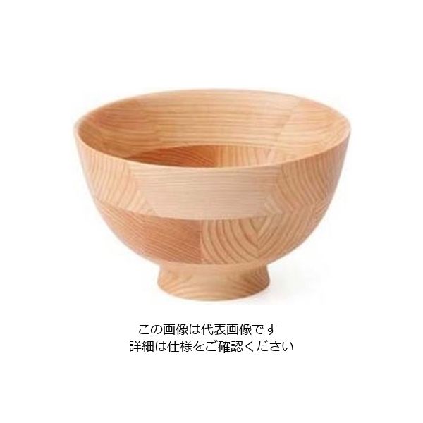 ラ・ルース ひきよせ 丼(3段M)ヒノキ 130108 61-8013-33 1個（直送品）