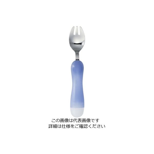 サクライ チタンカトラリー(スポーク)ブルー 61-8514-84 1個