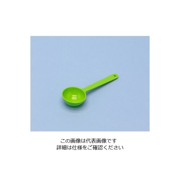 蝶プラ工業 キッチンスプーン 15型 グリーン 210397 1本 61-8560-18（直送品）