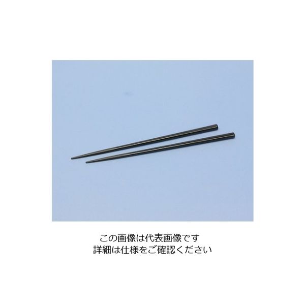 蝶プラ工業 金剛箸 21.5cm ブラック 211141 1本 61-8560-25（直送品）