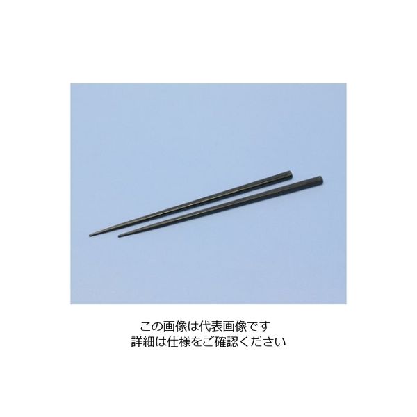 蝶プラ工業 金剛箸 22.5cm ブラック 211158 1本 61-8560-26（直送品）