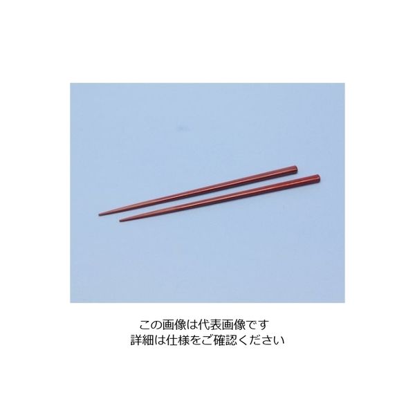 蝶プラ工業 金剛箸 21.5cm レッド 211219 1本 61-8560-27（直送品）