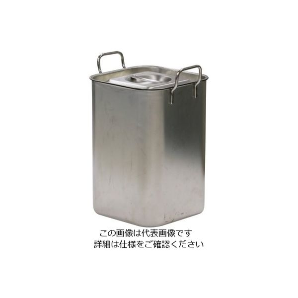 杉山工業 18ー8 角型ベインマリーポットフタ付手付 5L SH-3040 1個 62-2336-14（直送品）