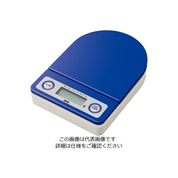 エー・アンド・デイ ホームスケール 青 UH-3202-BL 1個 62-3146-58（直送品）