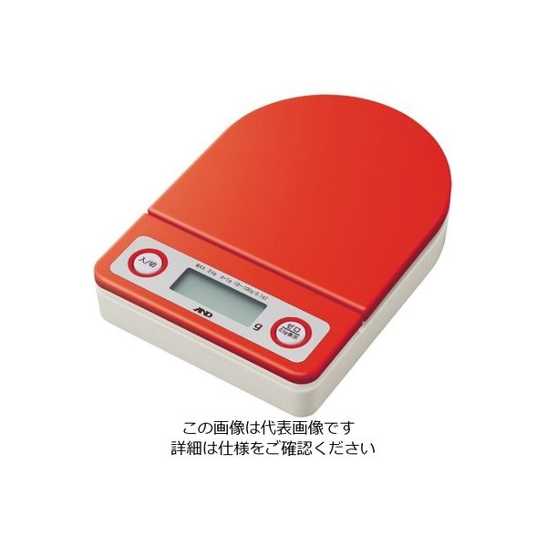 エー・アンド・デイ ホームスケール 赤 UH-3202-R 1個 62-3146-59（直送品）