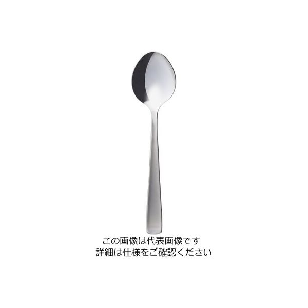 燕物産 18ー0ライラック デザートスプーン 01303808 1本 62-3783-76（直送品）