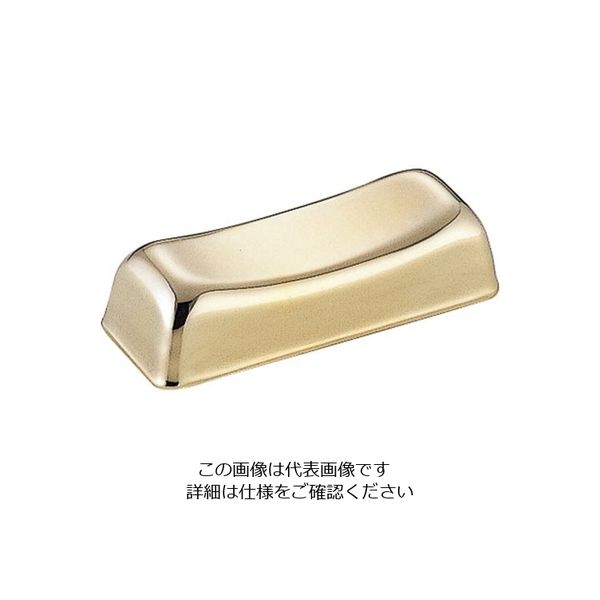 和田助製作所 箸置 末広(金メッキ仕上) 62-3829-09 1個（直送品）