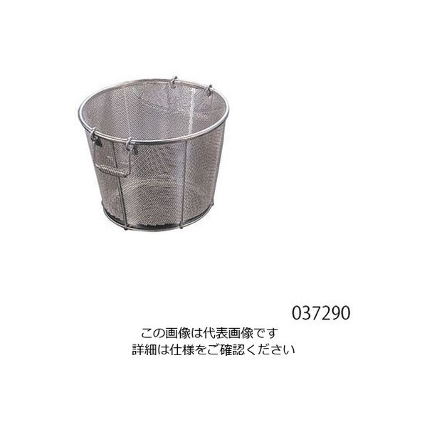 アズワン BK 18ー8パンチング深型ざる 45cm 穴径φ2mm 把手A 62-3818-06 1個（直送品）