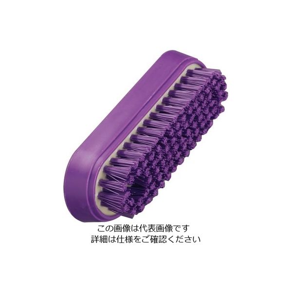 Hill Brush サーモンレジンブラシ つめブラシ(抗菌シリーズ) パープル 毛丈17mm AMNA4 1本 62-6167-51（直送品）
