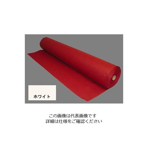 遠藤商事 テーブルクロスとりぼんロールTRR100 ホワイト 62-6302-10 1個（直送品）