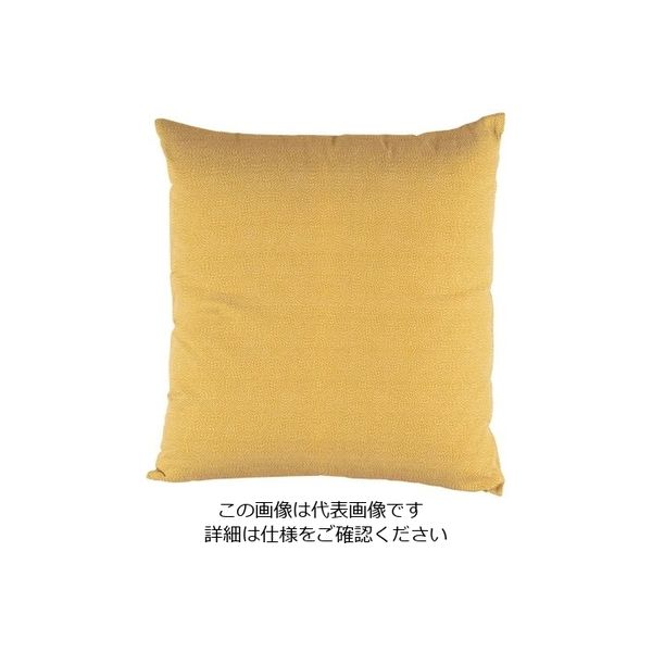 遠藤商事 綿 座布団 さめ小紋 からし 550×510 セット 1個 62-6306-37（直送品）