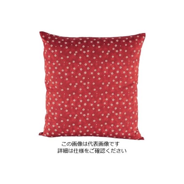 遠藤商事 綿 座布団 さくら えんじ 460×460 セット 1個 62-6306-47（直送品）