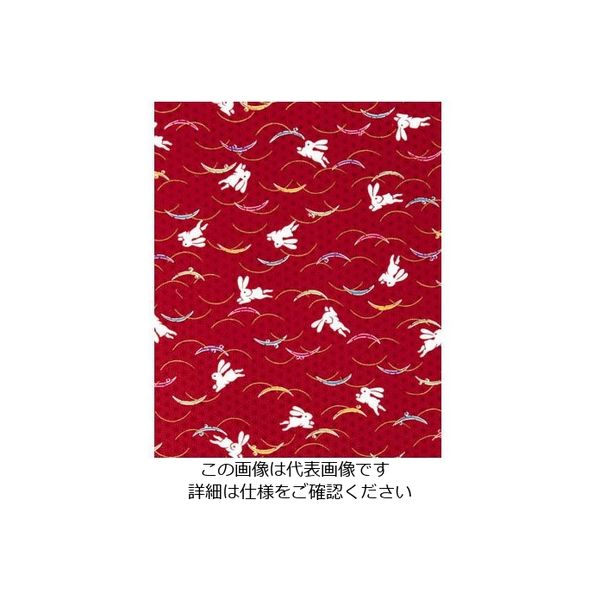 遠藤商事 綿 座布団HY ウサギ51052 赤 550×510 カバーのみ 62-6307-19 1個（直送品）