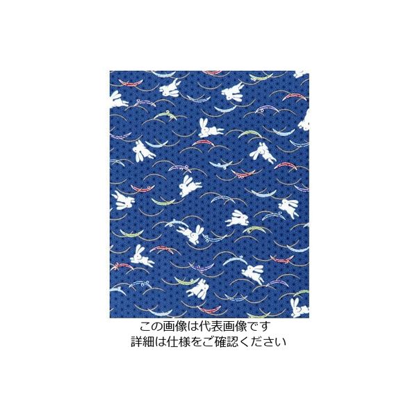 遠藤商事 綿 座布団HY ウサギ51052 青 410×410 カバーのみ 62-6307-29 1個（直送品）