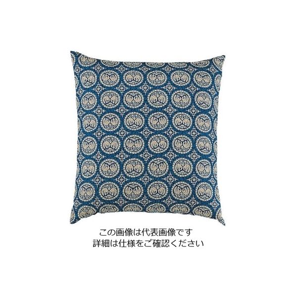 遠藤商事 綿 座布団HY 正倉院51083 青 590×550 セット 62-6307-38 1個（直送品）