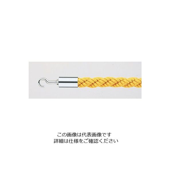 遠藤商事 パーティションロープ Aタイプ 30C イエロー 62-6313-36 1個（直送品）