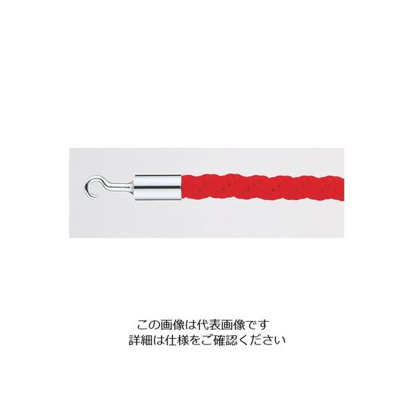 遠藤商事 パーティションロープ Aタイプ 30C レッド 62-6313-35 1個（直送品）