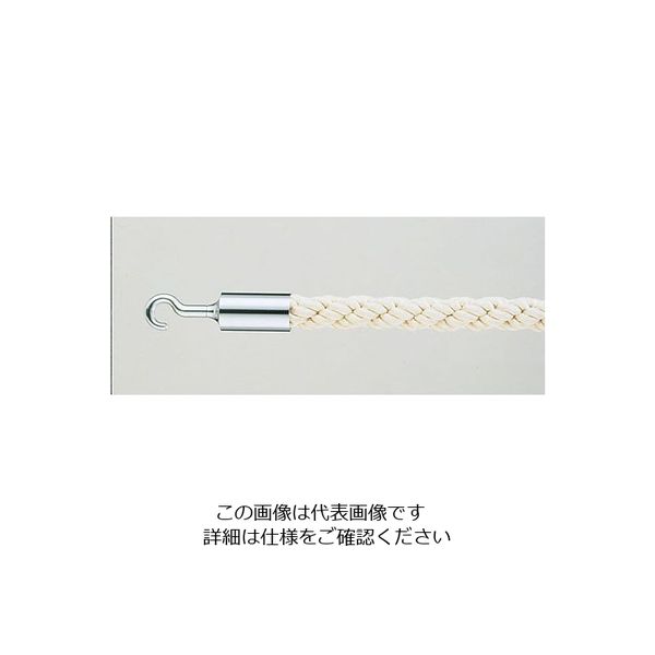 遠藤商事 パーティションロープ Aタイプ 30C ホワイト 1個 62-6313-39（直送品）