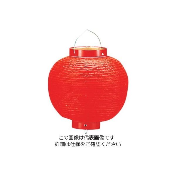 高山商店 ビニール提灯丸型 《9号》 赤ベタ b47 62-6321-09 1個（直送品）