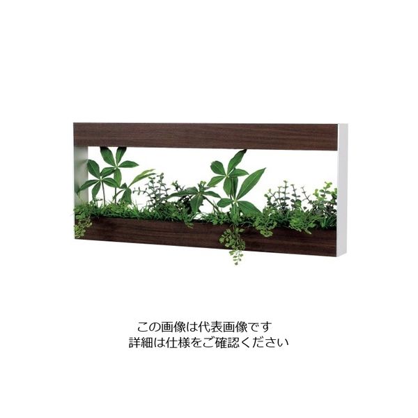 遠藤商事 デザインポット(造花付) ブラウン 62-6323-70 1個（直送品）