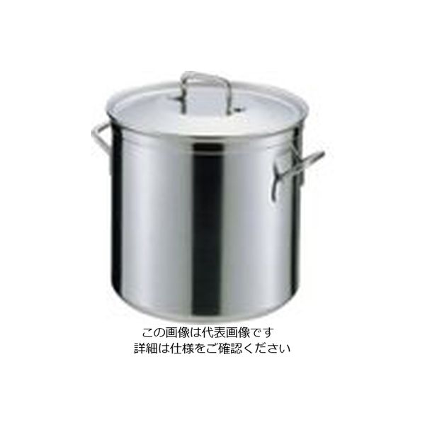 Sitram Usa シットラムイノックス18ー10寸胴鍋 三重底 (蓋付) 40cm 62-6335-24 1個（直送品）