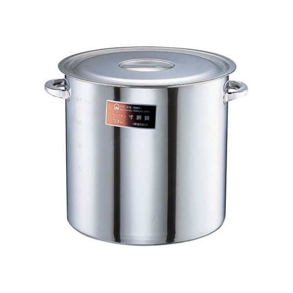 遠藤商事 SAモリブデン 寸胴鍋 (目盛付・手付)39cm 62-6335-67 1個（直送品）