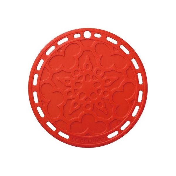 ル・クルーゼ ジャポン シリコンフレンチトリベット Cレッド 930073-00 1個 62-6353-12（直送品）