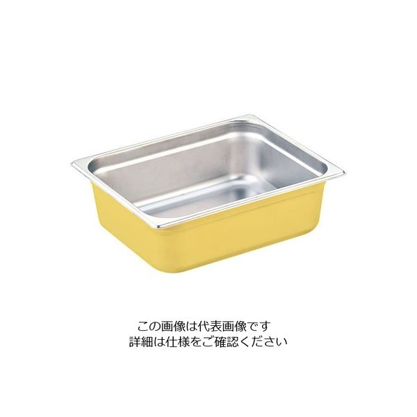 遠藤商事 カラーGNパン 2/3 150mm イエロー 62-6362-99 1個（直送品）