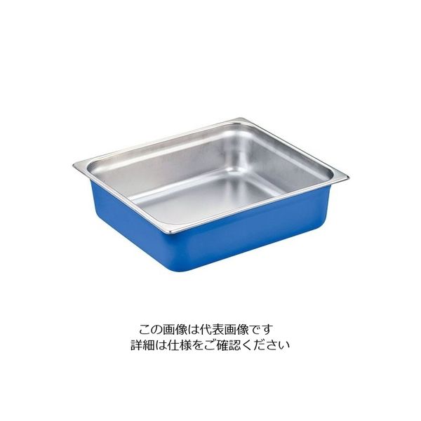 遠藤商事 カラーGNパン 2/3 150mm ブルー 62-6362-96 1個（直送品）