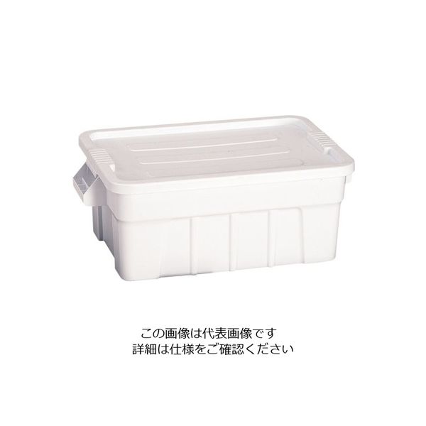 Trust トラスト ラージボックス(フタ付) ホワイト 3012 1個 62-6379-24（直送品）