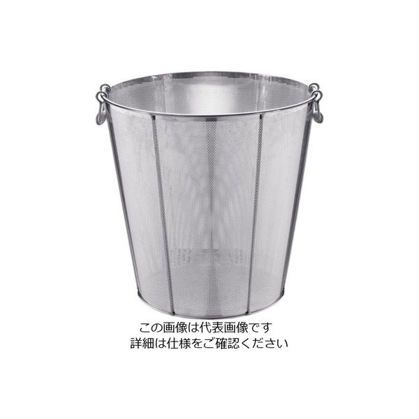 三宝産業 パンチング深型揚げざる 補強付 51cm 62-6400-80 1個（直送品）