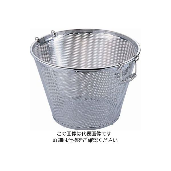 三宝産業 パンチング平底深型揚げざる 51cm(穴径φ5mm) 62-6400-84 1個（直送品）