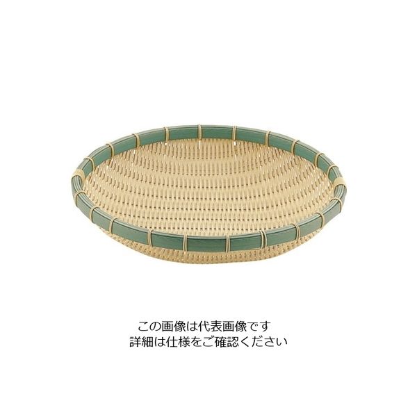 トーダイ PP 竹 丸型 深ざる 40型 62-6402-83 1個（直送品）
