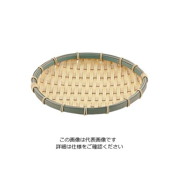 トーダイ PP 竹 丸型 浅ざる 21型 62-6402-86 1個（直送品）