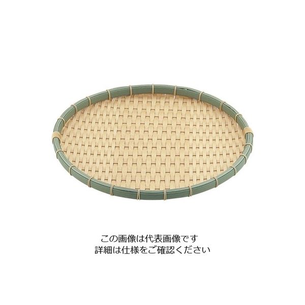 トーダイ PP 竹 丸型 浅ざる 50型 62-6402-93 1個（直送品）