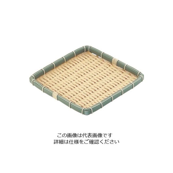 トーダイ PP 竹 角型 浅ざる 23型 62-6403-03 1個（直送品）