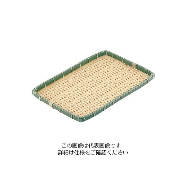 トーダイ PP 竹 角型 浅ざる 40型 62-6403-05 1個（直送品）