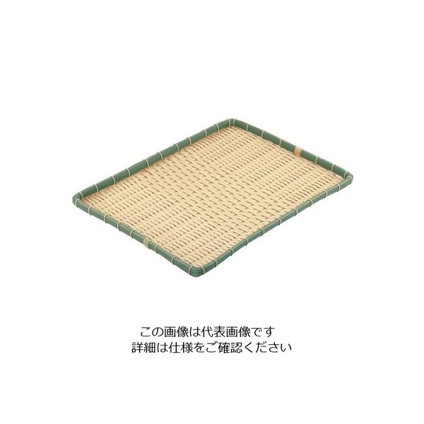 トーダイ PP 竹 角型 浅ざる 60型 62-6403-07 1個（直送品）