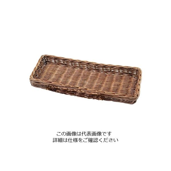 遠藤商事 紅籐籠 平400 62-6404-04 1個（直送品）