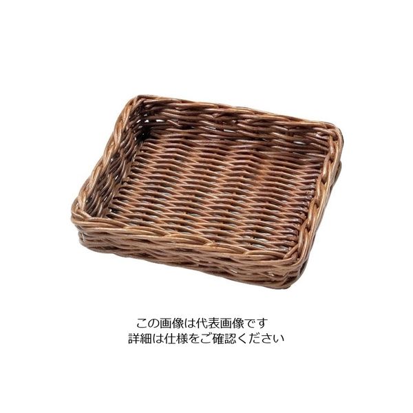 遠藤商事 紅籐籠 平400 62-6404-06 1個（直送品）