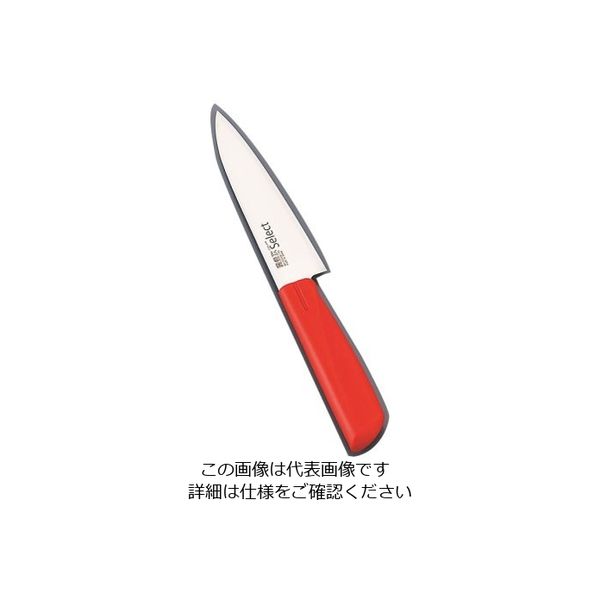 遠藤商事 カラーセレクト ペティーナイフ(両刃) 3011ーRD 12cm レッド 62-6419-71 1個（直送品）