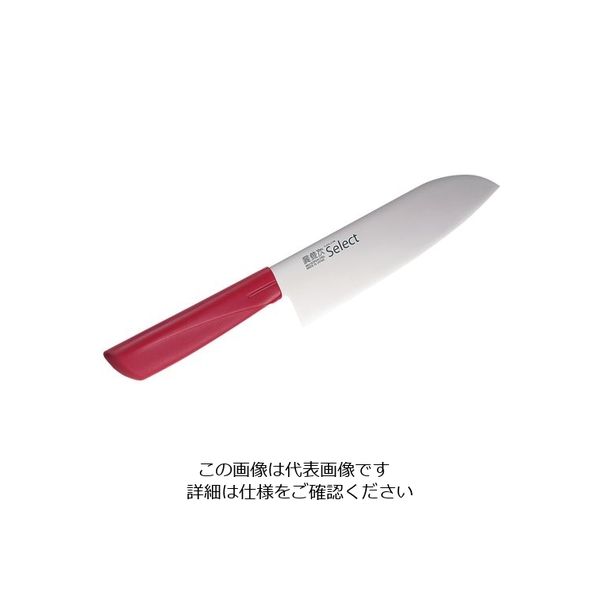 遠藤商事 カラーセレクト三徳包丁(両刃)16.5cm 3013ーRD レッド 62-6419-91 1個（直送品）