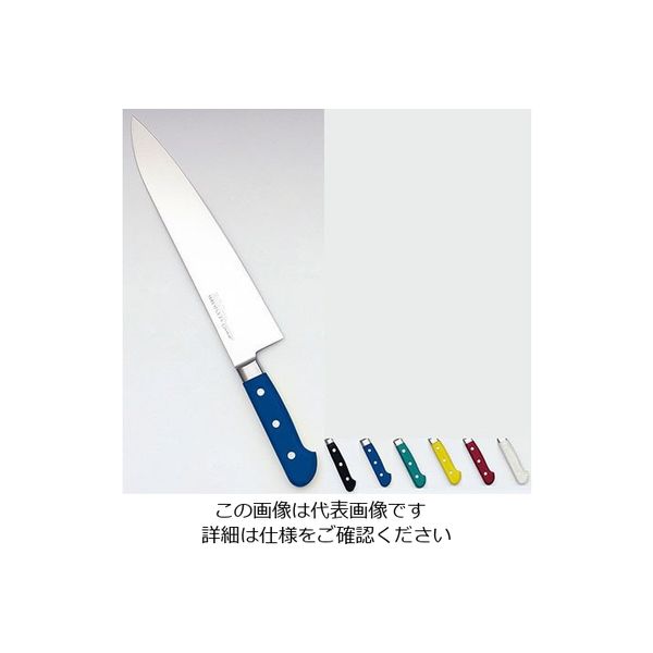 實光（JIKKO） 堺實光 STD抗菌PC 牛刀（両刃） 18cm 黒 51504 1個 62