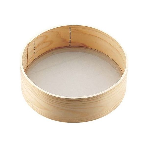 遠藤商事 木枠 粉フルイ 細目(40メッシュ) 8寸 62-6449-29 1個（直送品）